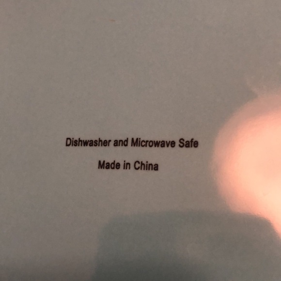 Turquoise Wave ๐ 5 pc Plate set 10.75โ dinner plate & 8.5โ Salad plates - Picture 4 of 4